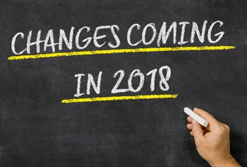 Changes Coming in 2018