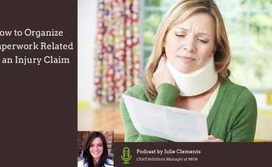 How to Organize Paperwork Related to an Injury Claim