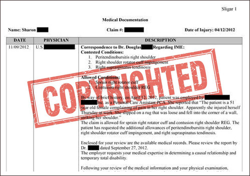 Medical Record Summary - Samples