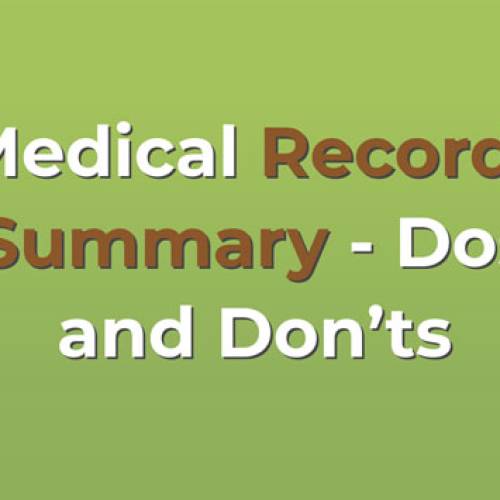 Medical Records Summary – Dos And Don’ts [Infographic]