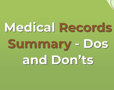 Medical Records Summary – Dos And Don’ts [Infographic]