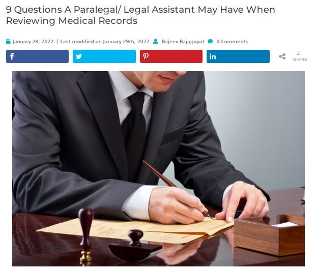 Paralegal/ Legal Assistant