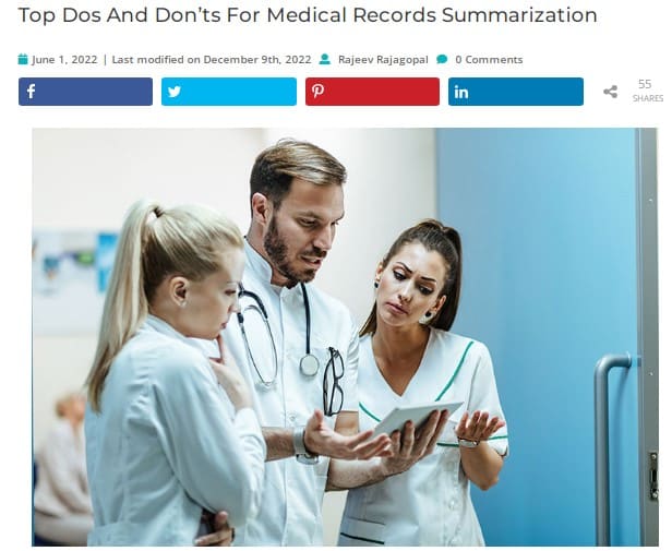 Medical Records Summarization