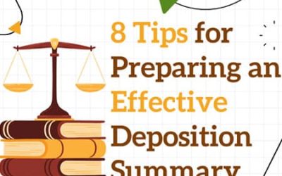 8 Tips to Prepare a Good Deposition Summary [Infographic]