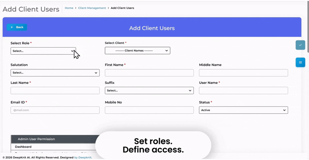 Client Role Client Role